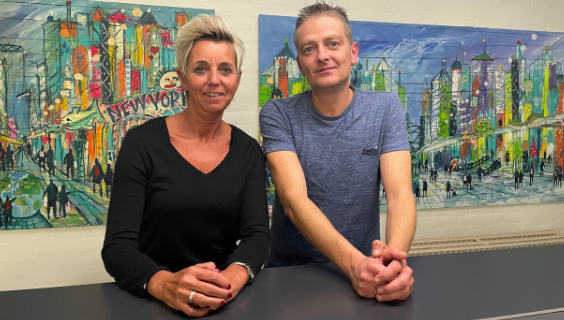 Lene Melgaard og Kim Thomsen - uddannede sig fra social- og sundhedshjælper til social- og sundhedsassistent